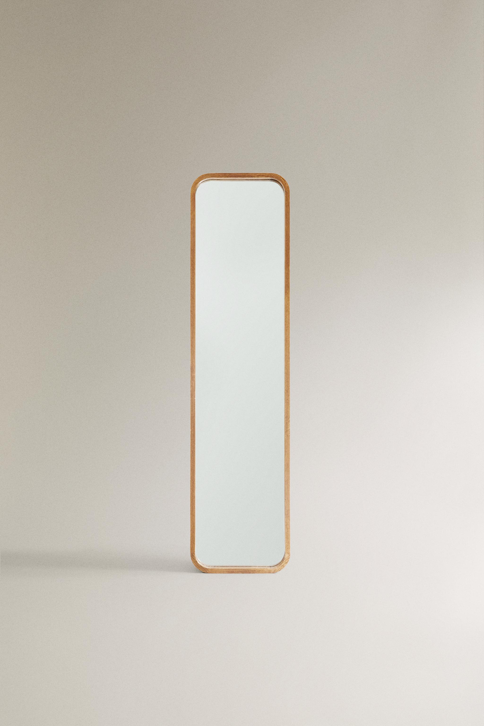 MIROIR SUR PIED CADRE ARRONDI